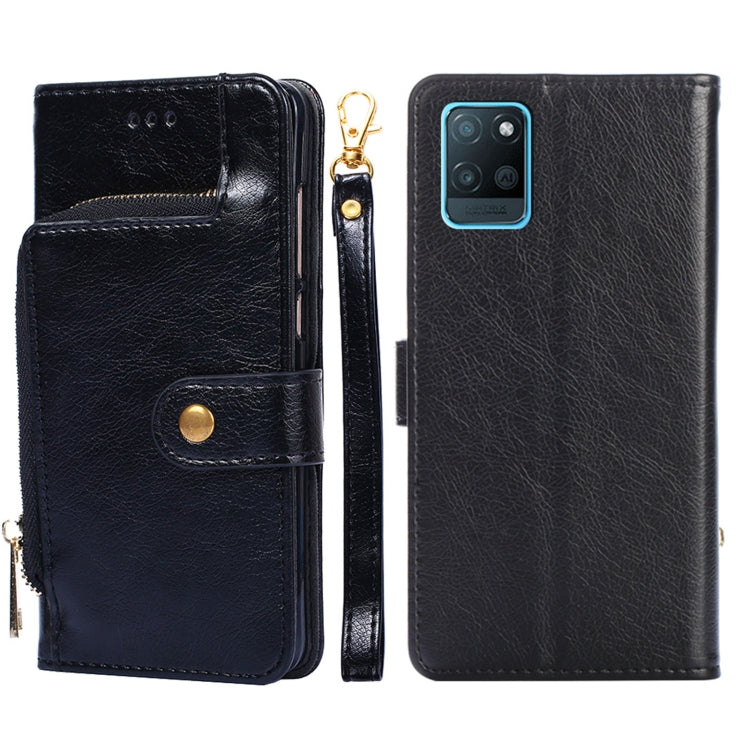 Zipper Bag PU + TPU Horizontal Flip Leather Case with Holder & Card Slot & Wallet & Lanyard, For Realme C21, For Realme 8 / 8 Pro, For Realme C20, For Realme GT 5G, For Realme V11 5G, For Realme V13 5G