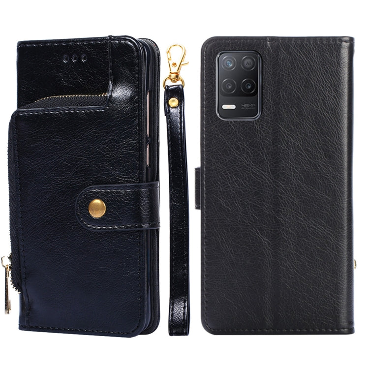 Zipper Bag PU + TPU Horizontal Flip Leather Case with Holder & Card Slot & Wallet & Lanyard, For Realme C21, For Realme 8 / 8 Pro, For Realme C20, For Realme GT 5G, For Realme V11 5G, For Realme V13 5G