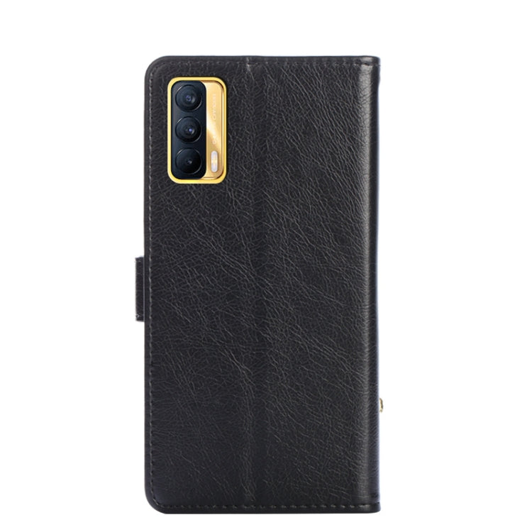 Zipper Bag PU + TPU Horizontal Flip Leather Case with Holder & Card Slot & Wallet & Lanyard, For Realme V15 5G