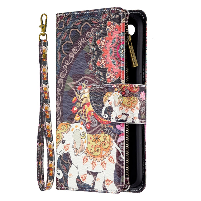 Colored Drawing Pattern Zipper Horizontal Flip Leather Case with Holder & Card Slots & Wallet, For OPPO A7, For OPPO A15, For OPPO A54 4G/A55 5G