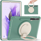 For Samsung Galaxy Tab S8+ / Tab S8 Plus /  Tab S7 FE / Tab S7+/S7 FE 12.4 inch T970 / Emmerald Green