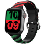 7 41mm / 6 & SE & 5 & 4 40mm / 3 & 2 & 1 38mm / Red Green Black
