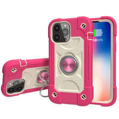 Shockproof Silicone + PC Protective Case with Dual-Ring Holder, For iPhone 13 mini, For iPhone 13, For iPhone 13 Pro