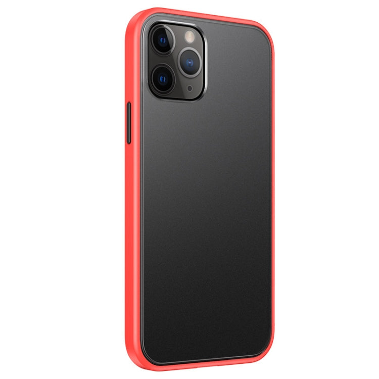 Skin Feel Frosted PC + TPU Shockproof Case with Color Button, For iPhone 12 mini, For iPhone 12 / 12 Pro, For iPhone 12 Pro Max