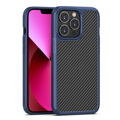 Pioneer Carbon Fiber Texture Shockproof TPU + PC Case, For iPhone 13 mini, For iPhone 13, For iPhone 13 Pro, For iPhone 13 Pro Max