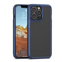 Pioneer Carbon Fiber Texture Shockproof TPU + PC Case, For iPhone 13 mini, For iPhone 13, For iPhone 13 Pro, For iPhone 13 Pro Max