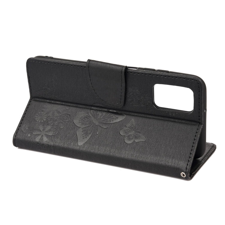 Horizontale Klapphülle aus Leder mit geprägtem Blumen- und Schmetterlingsmuster im Vintage-Stil, mit Kartenfach, Halter, Geldbörse und Trageband, für Samsung Galaxy A03s 164 mm, für iPhone 13 mini, für iPhone 13, für iPhone 13 Pro