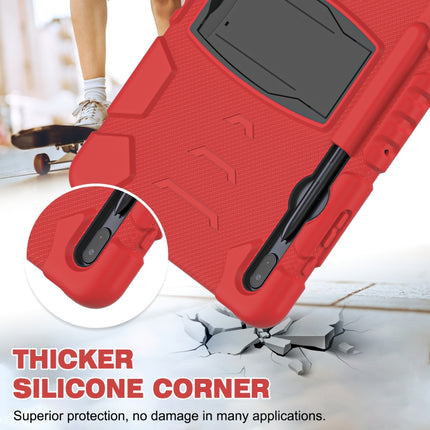 3-Layer Protection Screen Frame + PC + Silicone Shockproof Combination Case with Holder, For Samsung Galaxy Tab S7+/S7 FE 12.4 inch