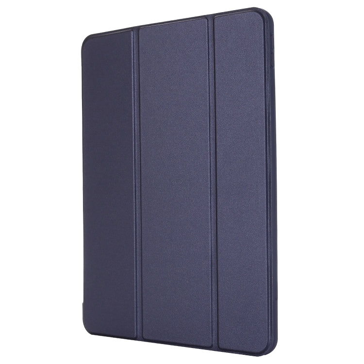 TPU-Horizontal-Flip-Ledertasche mit dreifach klappbarem Halter, für iPad Pro 12.9 2022/2021/2020/2018