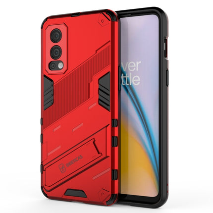 Punk Armor 2 in 1 PC + TPU Shockproof Case with Invisible Holder, For OnePlus Nord 2 5G, For Honor X20 SE