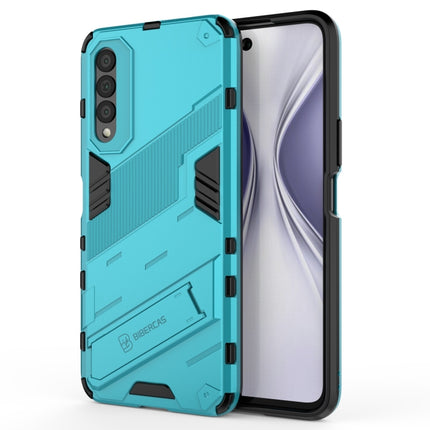 Punk Armor 2 in 1 PC + TPU Shockproof Case with Invisible Holder, For OnePlus Nord 2 5G, For Honor X20 SE