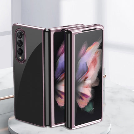 Electroplated Transparent Folding Case, For Samsung Galaxy Z Fold3 5G