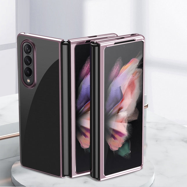 Electroplated Transparent Folding Case, For Samsung Galaxy Z Fold3 5G