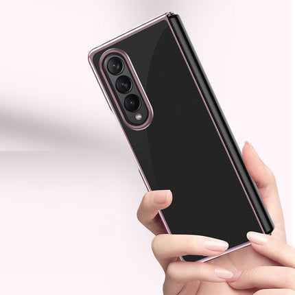 Electroplated Transparent Folding Case, For Samsung Galaxy Z Fold3 5G