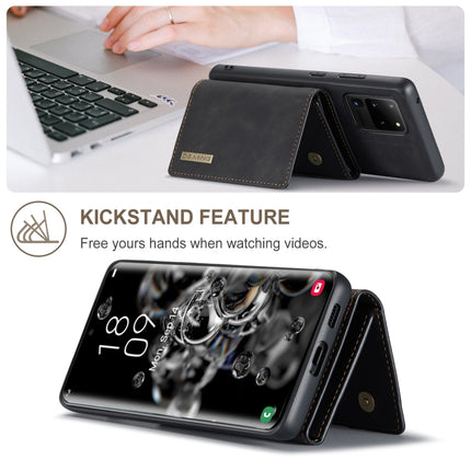 DG.MING M1 Series 3-Fold Multi Card Wallet  Back Cover Shockproof Case with Holder Function, For Samsung Galaxy S20 Ultra, For Samsung Galaxy S20+