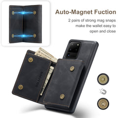 DG.MING M1 Series 3-Fold Multi Card Wallet  Back Cover Shockproof Case with Holder Function, For Samsung Galaxy S20 Ultra, For Samsung Galaxy S20+