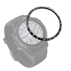 For Garmin Fenix 6s/ 6s Pro/6s Sapphire / Black Ring White Letter