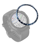 For Garmin Fenix 6s/ 6s Pro/6s Sapphire / Blue Ring White Letter