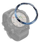 For Garmin Fenix 6X/6X Pro/6X Sapphire / Blue Ring White Letter