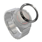 For Garmin Fenix 5X/5X Plus / Black Ring White Letter