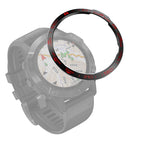 For Garmin Fenix 6/6 Pro/ 6 Sapphire / Black Ring Red Letter