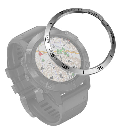 Smart Watch Steel Bezel Ring, B Version, For Garmin Fenix 6X/6X Pro/6X Sapphire