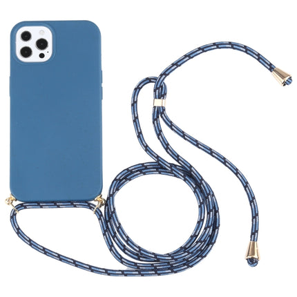 Estuche a prueba de golpes de material de paja de trigo + TPU con cordón para el cuello, para iPhone 13 mini, para iPhone 13, para iPhone 13 Pro, para iPhone 13 Pro Max