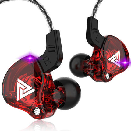 QKZ AK6 3,5 mm In-Ear-Sportkopfhörer mit kabelgebundenem Subwoofer, Kabellänge: ca. 1,2 m, 1 Stück, 1 Paar