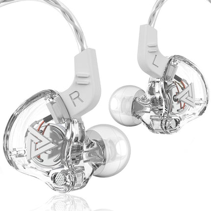 QKZ AK6 3,5 mm In-Ear-Sportkopfhörer mit kabelgebundenem Subwoofer, Kabellänge: ca. 1,2 m, 1 Stück, 1 Paar