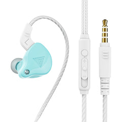 QKZ AK6-X 3.5mm In-Ear Wired Subwoofer Sports Earphone with Microphone, Cable Length: About 1.2m, 1 PCS