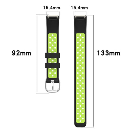 Two-color Silicone Replacement Strap Watchband, For Fitbit Luxe
