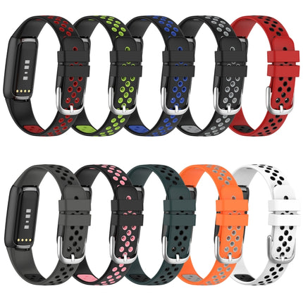 Two-color Silicone Replacement Strap Watchband, For Fitbit Luxe
