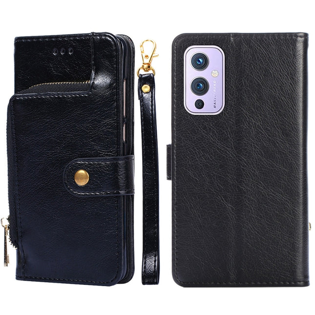 Zipper Bag PU + TPU Horizontal Flip Leather Case with Holder & Card Slot & Wallet & Lanyard