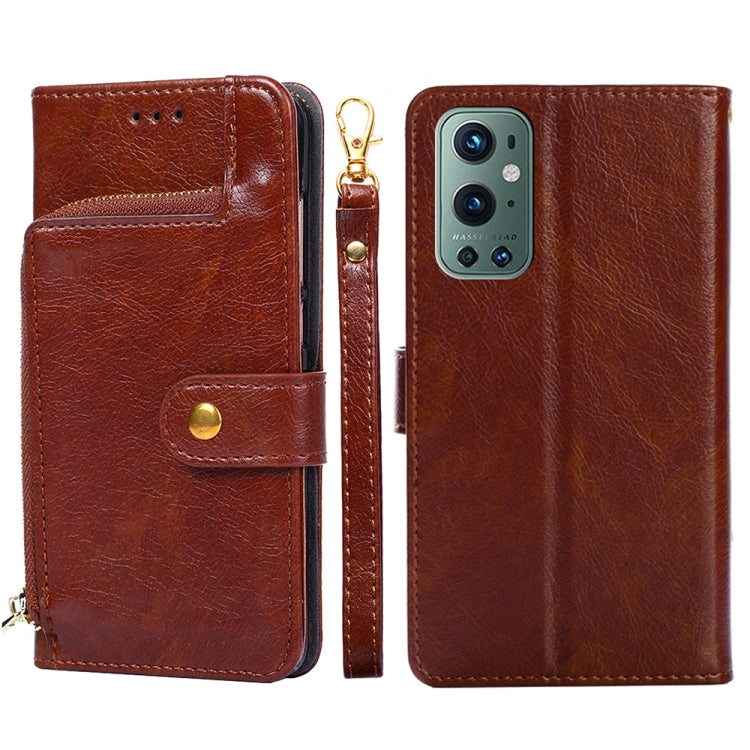 Zipper Bag PU + TPU Horizontal Flip Leather Case with Holder & Card Slot & Wallet & Lanyard, For LG K22, For OnePlus 9, For OnePlus 9 Pro, For OnePlus Nord CE 5G, For OnePlus 9R
