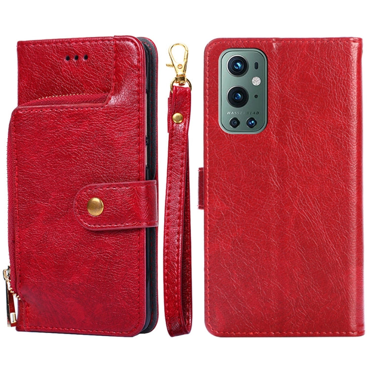 Zipper Bag PU + TPU Horizontal Flip Leather Case with Holder & Card Slot & Wallet & Lanyard, For LG K22, For OnePlus 9, For OnePlus 9 Pro, For OnePlus Nord CE 5G, For OnePlus 9R