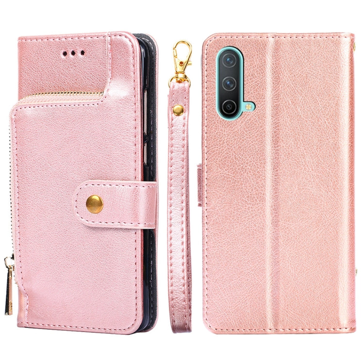 Zipper Bag PU + TPU Horizontal Flip Leather Case with Holder & Card Slot & Wallet & Lanyard, For LG K22, For OnePlus 9, For OnePlus 9 Pro, For OnePlus Nord CE 5G, For OnePlus 9R