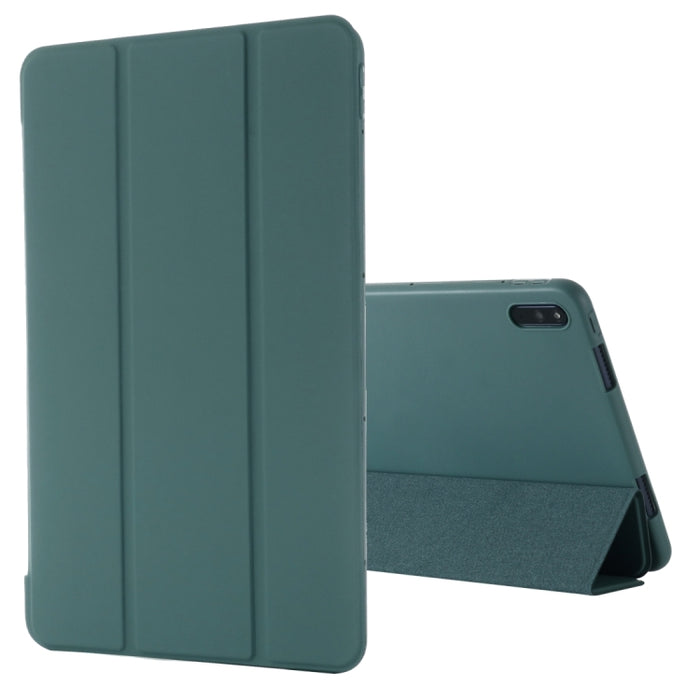 GEBEI Shockproof Horizontal Flip Leather Case with Three-folding Holder, For Huawei MatePad 11 (2021)