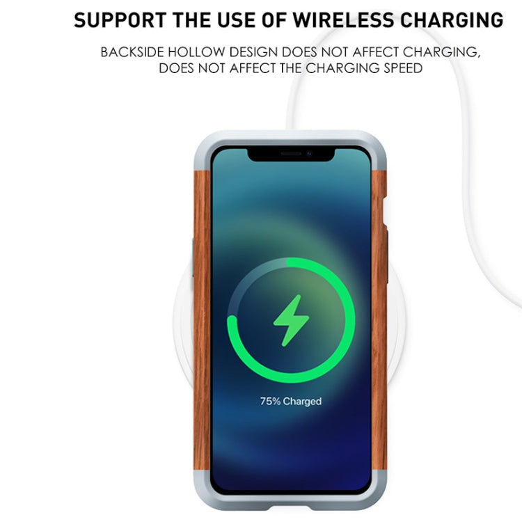 R-JUST Stoßfeste Schutzhülle aus Eisen und Holz, für iPhone 13 Mini, für iPhone 13, für iPhone 13 Pro, für iPhone 13 Pro Max