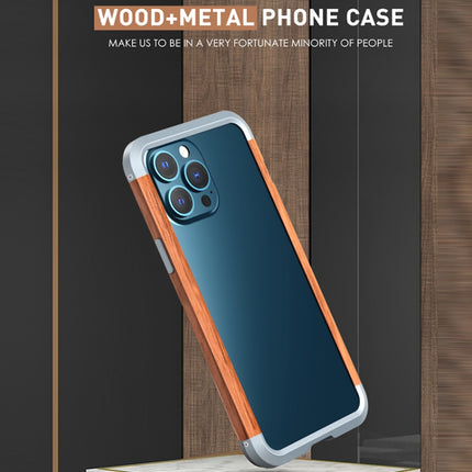 R-JUST Shockproof Iron + Wood Bumper Protective Case