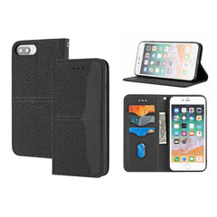 Woven Texture Stitching Magnetic Horizontal Flip PU Leather Case with Holder & Card Slots & Wallet & Lanyard, For iPhone 8 Plus / 7 Plus, For iPhone 11, For iPhone 11 Pro, For iPhone 11 Pro Max, For iPhone 12 / 12 Pro