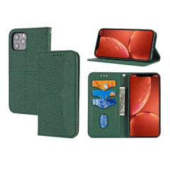 Woven Texture Stitching Magnetic Horizontal Flip PU Leather Case with Holder & Card Slots & Wallet & Lanyard, For iPhone 8 Plus / 7 Plus, For iPhone 11, For iPhone 11 Pro, For iPhone 11 Pro Max, For iPhone 12 / 12 Pro