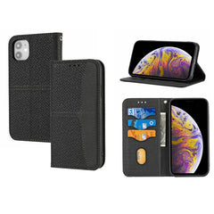 Woven Texture Stitching Magnetic Horizontal Flip PU Leather Case with Holder & Card Slots & Wallet & Lanyard, For iPhone 12 / 12 Pro, For iPhone 12 Pro Max, For iPhone 13 mini, For iPhone 13