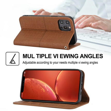 Funda de piel sintética con tapa horizontal magnética con costuras de textura tejida, soporte, ranuras para tarjetas, billetera y cordón, para iPhone SE 2022/SE 2020/8/7, iPhone XR, iPhone X/XS, iPhone XS Max