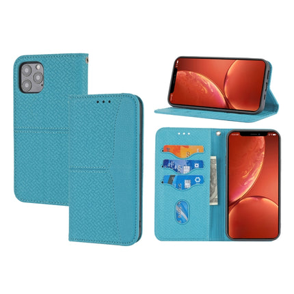 Funda de piel sintética con tapa horizontal magnética con costuras de textura tejida, soporte, ranuras para tarjetas, billetera y cordón, para iPhone SE 2022/SE 2020/8/7, iPhone XR, iPhone X/XS, iPhone XS Max