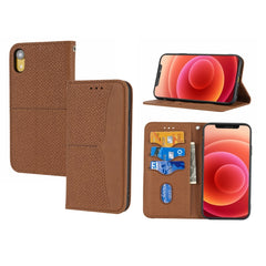 Woven Texture Stitching Magnetic Horizontal Flip PU Leather Case with Holder & Card Slots & Wallet & Lanyard, For iPhone SE 2022 / SE 2020 / 8 / 7, For iPhone XR, For iPhone X / XS, For iPhone XS Max