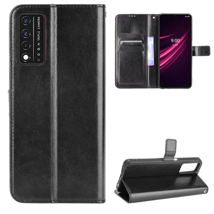 Funda de cuero con tapa horizontal con textura Crazy Horse, ranuras para tarjetas y cordón, para Infinix Note 10, para Blackview A100, para Oukitel C21 Pro, para Oukitel C21, para Umidigi Power 5, para ZTE Blade A51, para ZTE Blade A71