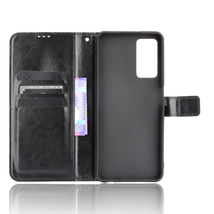 Horizontale Klapphülle aus Leder mit Crazy Horse-Textur, Halter, Kartenfächern und Trageband, für Infinix Note 10, für Blackview A100, für Oukitel C21 Pro, für Oukitel C21, für Umidigi Power 5, für ZTE Blade A51, für ZTE Blade A71