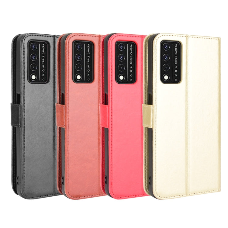 Horizontale Klapphülle aus Leder mit Crazy Horse-Textur, Halter, Kartenfächern und Trageband, für Infinix Note 10, für Blackview A100, für Oukitel C21 Pro, für Oukitel C21, für Umidigi Power 5, für ZTE Blade A51, für ZTE Blade A71