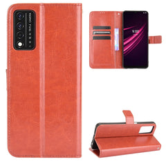 Crazy Horse Texture Horizontal Flip Leather Case with Holder & Card Slots & Lanyard, For Nokia XR20, For Samsung Galaxy Z Fold3 5G, For Xiaomi Poco F3 GT, For OnePlus Nord 2 5G, For T-Mobile REVVL V+ 5G, For vivo V21E 5G, For Infinix Hot 10s X689