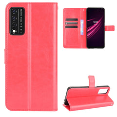 Crazy Horse Texture Horizontal Flip Leather Case with Holder & Card Slots & Lanyard, For Nokia XR20, For Samsung Galaxy Z Fold3 5G, For Xiaomi Poco F3 GT, For OnePlus Nord 2 5G, For T-Mobile REVVL V+ 5G, For vivo V21E 5G, For Infinix Hot 10s X689